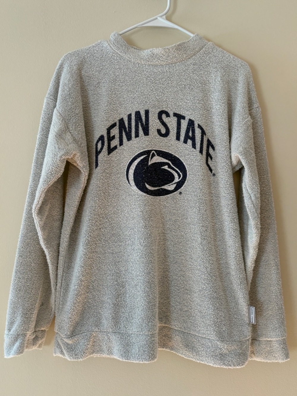 Women's Penn State Nittany Lions Pullover Woolly Threads Sweatshirt M Gray Grey